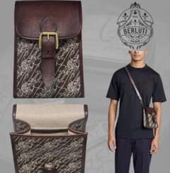 ベルルッティ トワル マルブフ ショルダーバッグ berluti