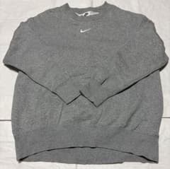 NIKE スウェット グレー 刺繍ロゴ　Mサイズのサムネイル