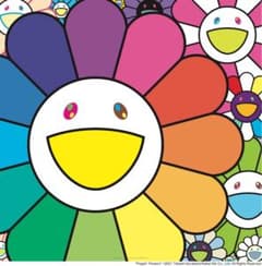 村上隆 直筆サイン入り エディションプリント『ポップンフラワーズ