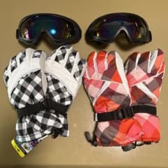 スノーゴーグル&スノーグローブ2セットのサムネイル