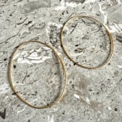 irondelle et pepin⭐︎カットワイヤーフープピアスのサムネイル