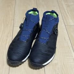 adidas ゴルフシューズ BOAシステム ネイビー　コードボアのサムネイル