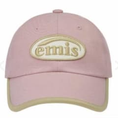emis エミス コットンベースボールキャップ ピンク
