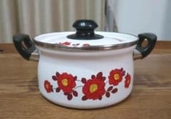 [直径20cm]琺瑯 両手鍋 ZOJIRUSHI 象印 ホーローのサムネイル