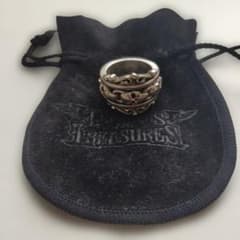LEATHER AND TREASURES 回転式リング925・ポーチ付き17号 LEATHER AND TREASURES 回転式リング925・ポーチ付き17号 - メルカリ