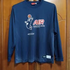 basketball junky 長袖シャツ ネイビー L