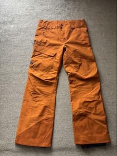 patagonia パウダーボウルパンツ Mサイズ オレンジ 明るい茶色 - メルカリ