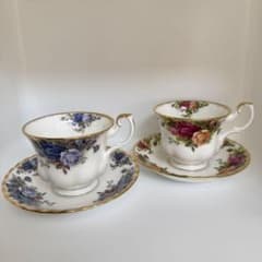 ロイヤルアルバート オールドカントリーローズ ムーンライトローズ 2客