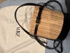 ZARA かごバッグ バスケットウィーブのサムネイル