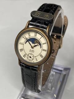 デッドストック】SEIKO ALBA ムーンフェイズ V806-0060 - メルカリ
