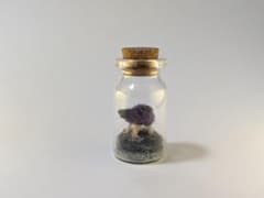 瓶詰めの精霊馬「ナス」　羊毛フェルト　ニードルフェルト　ハンドメイド　工作　ミニのサムネイル