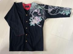 希少 クロップドヘッズ 鳳凰 鯉口シャツ 7分袖 テキ屋 悪おじ ちょい悪 m73201997316_1.jpg?1736585115