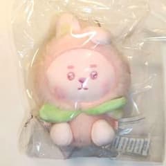 BT21 COOKY 아기 봉제 인형 열쇠 고리 PEACH HOLIC