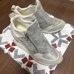 GEOX グレー ハイカットスニーカー　ウェッジソールのサムネイル