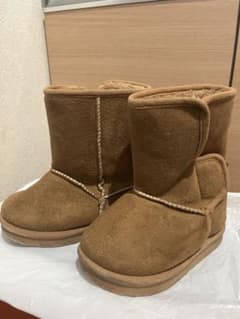ムートンブーツ　ベビー　キッズ　14cm キャメル　ブラウンのサムネイル