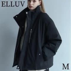 ♡完売品♡美品♡ELLUV＊ストレッチファブリック パテッドヒート 