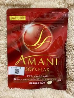【新品】アマニ　ソイ&フラックス　サントリー　AMANI 60粒（1袋）のサムネイル