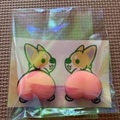 コーギーお尻デザインステッカー2個セットのサムネイル