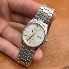 New battery included. SEIKO Chronos 5H23-7D40 wristwatch, manufactured in 1989.