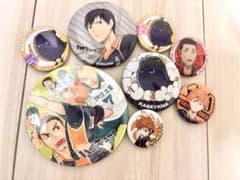 ハイキュー 烏野高校 日向翔陽 影山飛雄 缶バッジのサムネイル
