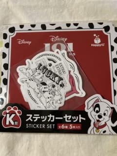 101匹わんちゃん ステッカーセット K賞