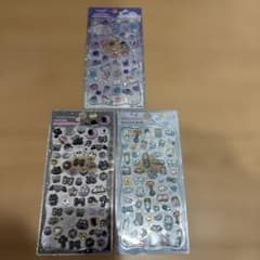 【匿名配送】カミオジャパン プチドロップステッカー 3種セットのサムネイル