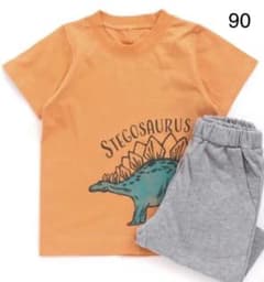コノさま専用　アンパサンド   恐竜パジャマセット　ステゴサウルス＆パラサウルスのサムネイル
