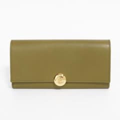 ロエベ 長財布 二つ折り ペブル コンティネンタル ウォレット オリーブ 現行品 ロエベ 長財布 二つ折り ペブル コンティネンタル ウォレット オリーブ