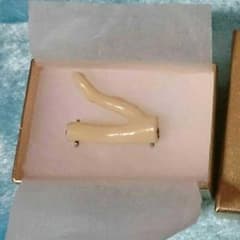本珊瑚  帯留  ホワイトコーラルのサムネイル