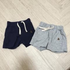 わぉ様専用★baby GAP ブラナンベア ショートパンツ 2枚セット 70のサムネイル