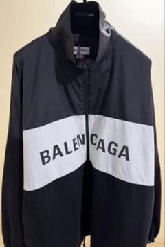 【徳川家康】BALENCIAGA デニムジップアップナイロンジャケット 徳川家康様専用】BALENCIAGA デニムジップアップナイロンジャケット