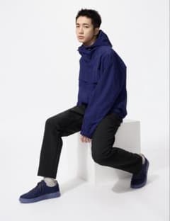 UNIQLO ウォームストレッチパンツ　ブラック　Lサイズのサムネイル