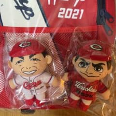 新品　カープ選手マスコット2体セットのサムネイル