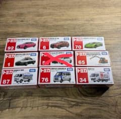 トミカ 9台セット まとめ売りのサムネイル