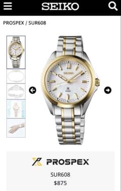 新品未使用】SEIKO PROSPEX SUR608 レディース 海外モデル - メルカリ