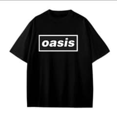 新品 oasis 黒Tシャツ男女兼用（S～XXXL対応） - メルカリ