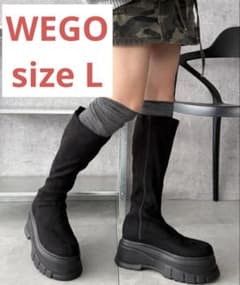 WEGO 厚底ボリュームロングブーツのサムネイル