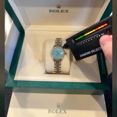 【正規品】ROLEX デイトジャスト26MM ティファニー Two tone
