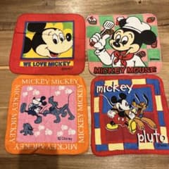 Disney 미키 마우스 미니 타월 4장 세트