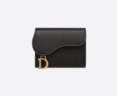 【ぽん様お取引専用】Dior SADDLE コンパクトウォレット　ブラックのサムネイル