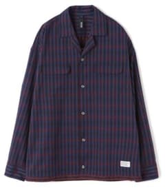 SILAS  supreme stuusy メンズ　人気　L チェックシャツのサムネイル