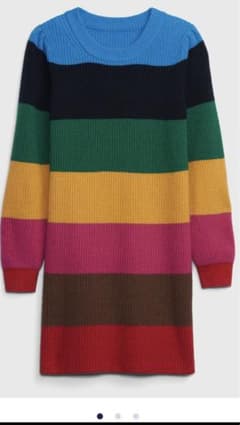 新品未使用　gap ニット　ワンピース　105 110 100 4Y ハッピーのサムネイル