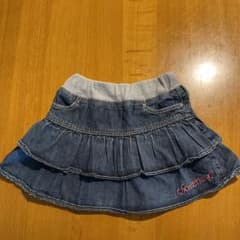 EDWIN SOMETHING キッズデニムスカート　女の子110㎝のサムネイル
