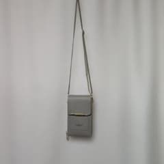 スマホショルダーバッグ グレーのサムネイル