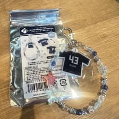 WE LOVE HOKKAIDO ユニフォーム　ビーズキーチェーン　43 水野のサムネイル