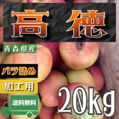青森県産 ＂ 高徳 ＂ りんご 加工用 20kg 産地直送 リンゴ 林檎 - メルカリ