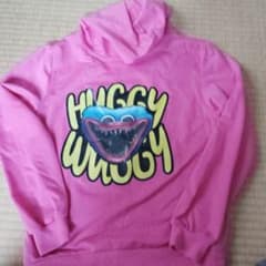 HUGGY WUGGY キッズ パーカー ピンクのサムネイル