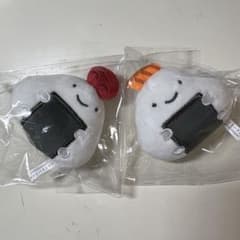 なんでもいきもの　のりおにぎり　ミニマスコット　うめ＆しゃけ　新品未使用品