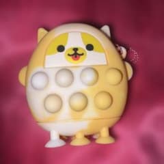 犬型 プッシュポップ キーホルダーのサムネイル