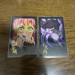 鬼滅の刃 ランダム チェキ風ブロマイド 箔押し 伊黒小芭内 鬼滅の刃 箔押しチェキ風ブロマイド 伊黒小芭内 甘露寺蜜璃 - メルカリ